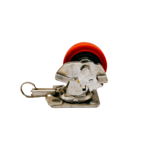 KAMPER ลูกล้อโพลียูรีเทน (PU) แป้นหมุน - มีเบรค รุ่น 1014-100B