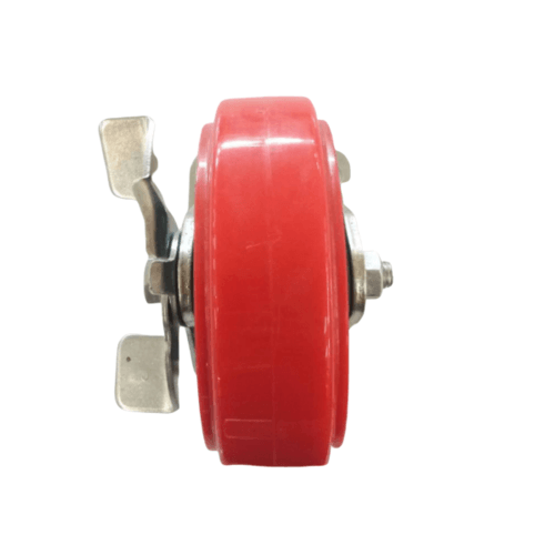 KAMPER ลูกล้อโพลียูรีเทน (PU) แป้นหมุน - มีเบรค รุ่น 1014-152B