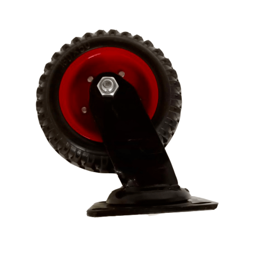 KAMPER ล้อยางดำ ขาตาย 8นิ้ว (206มม) รุ่น 1101-206