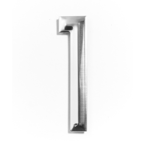 ป้ายอลูฯ SGB CHROME 6101-1(ตัวเลข 1)