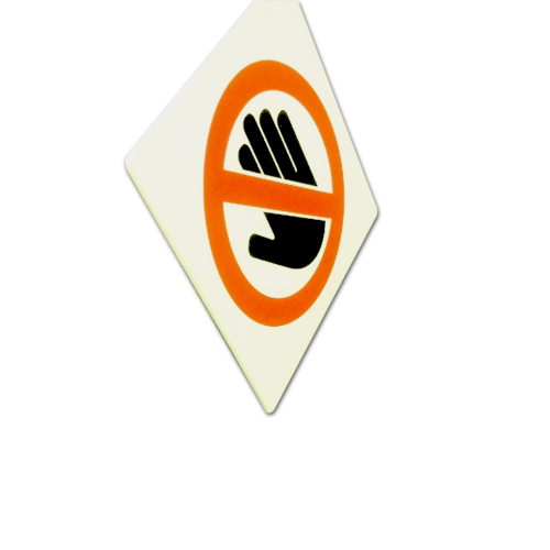 ป้ายPP (ห้ามแตะ) SGB1101-10 ขนาด 10x10 ซม.