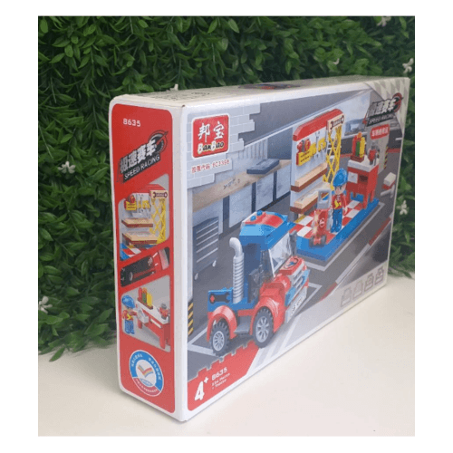 Sanook&Toys ของเล่นเด็ก ชุด Vehicle maintenance room 8635