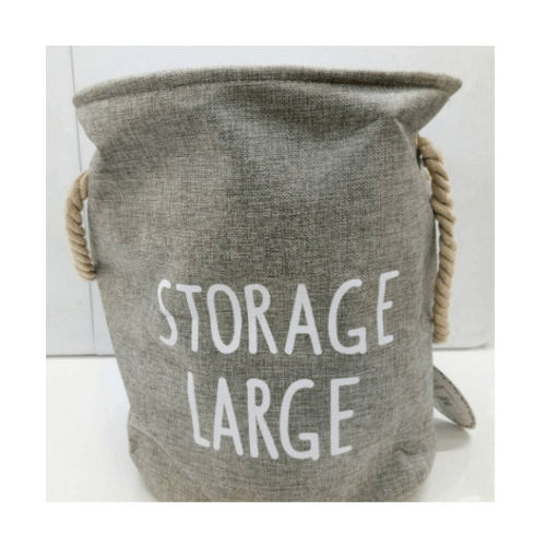 ถุงใส่ผ้า  รุ่น ZHY037-GY ขนาด 36*41 cm. สีเทา