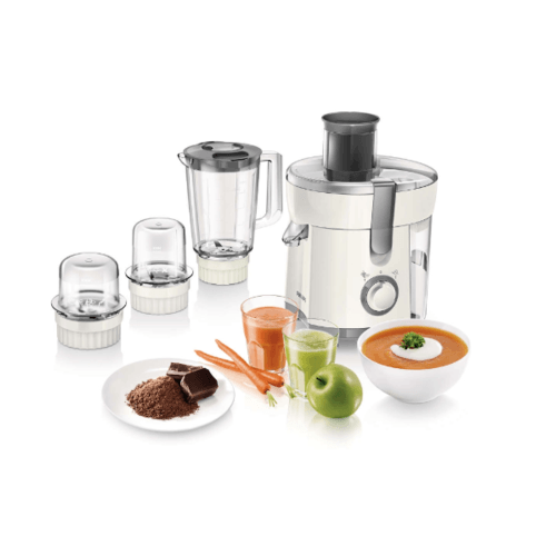 PHILIPS เครื่องเตรียมอาหารเอนกประสงค์ 350 วัตต์ HR1847 สีขาว