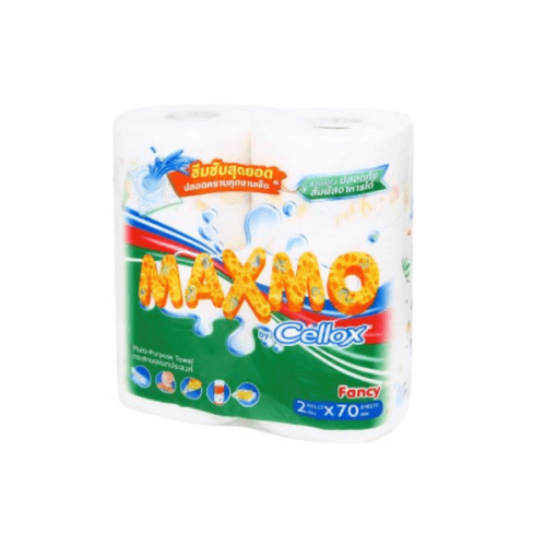 ក្រដាសជូត Maxmo Fancy 70 សន្លឹក 2 ដុំ