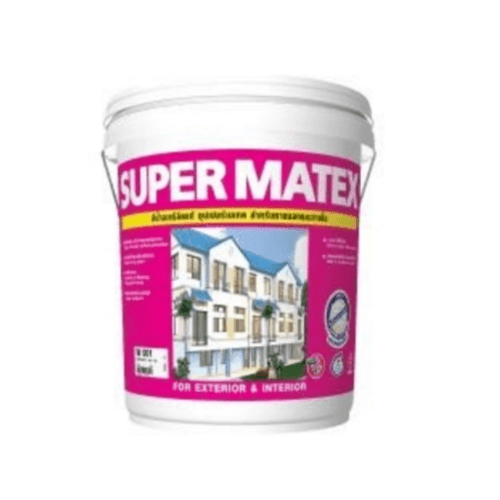 ซุปเปอร์ เมเทค สีน้ำด้าน ภายนอก #SM101 5 กล สโมกี้เกรย์