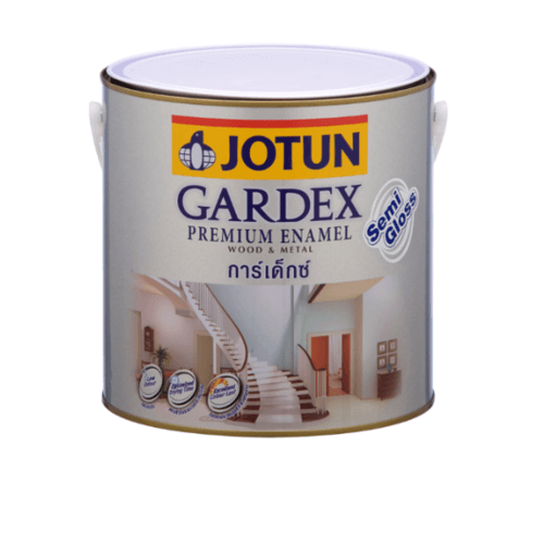 JOTUN สีน้ำมัน ชนิดกึ่งเงา เบสเอ 3.6ลิตร GARDEX PREMIUM SG ขาว