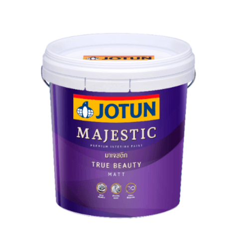 JOTUN สีน้ำอะครีลิค เบส เอ 9 ลิตร Majestic True Beauty Matt ขาว