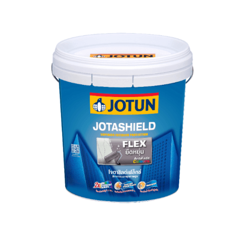 JOTUN สีน้ำภายนอก เบสเอ 9ลิตร JOTASHIELD FLEX ขาว