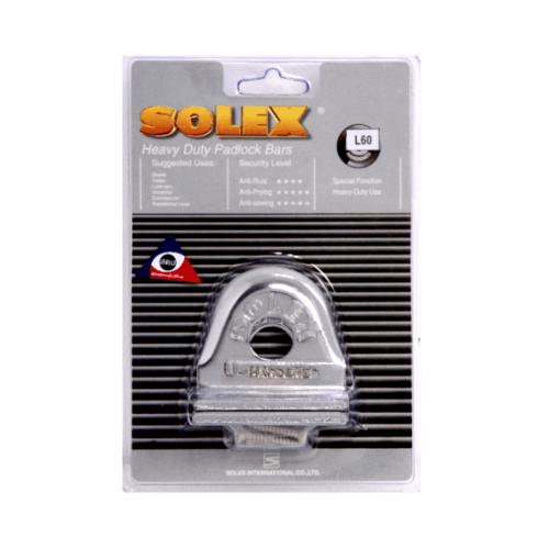 SOLEX สายยูกุญแจคล้อง L ขนาด 60มม.