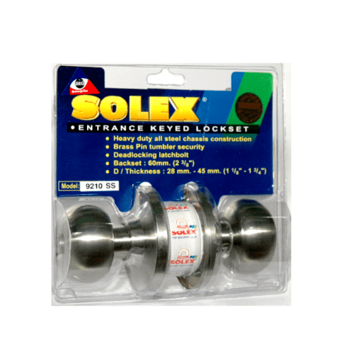 SOLEX ลูกบิด (แผง) 9210 SS สเตนเลส