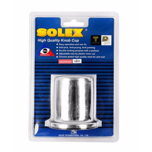 SOLEX ฝาครอบลูกบิดเล็ก 2 รู (ไม่มีกุญแจ)