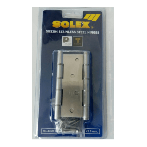 SOLEX บานพับแสตนเลส 304 NO.4320 SS 4
