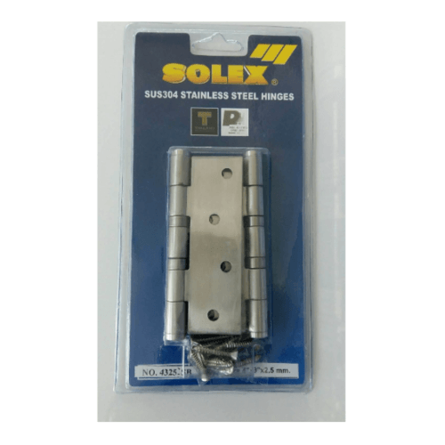 SOLEX บานพับสแตนเลส 4325SB สีขาว
