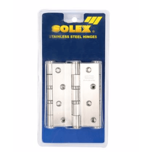 SOLEX บานพับแสตนเลส 304 No.4325SB 4x3x2.5MM สีสแตนเลส (แพ็ค 3)