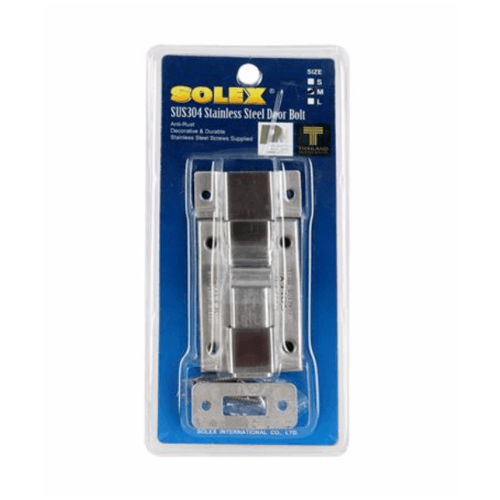 SOLEX กลอนแสตนเลสห้องน้ำ ขนาดกลาง