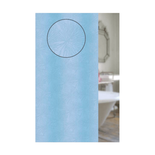WSP ม่านห้องน้ำ PVC 180x180 ซม. SCB-1/B-1 สีฟ้า