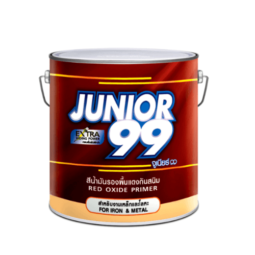 NIPPON PAINT สีรองพื้นกันสนิม JUNIOR 99 เรดออกไซด์ ขนาด 1 แกลลอน สีแดง