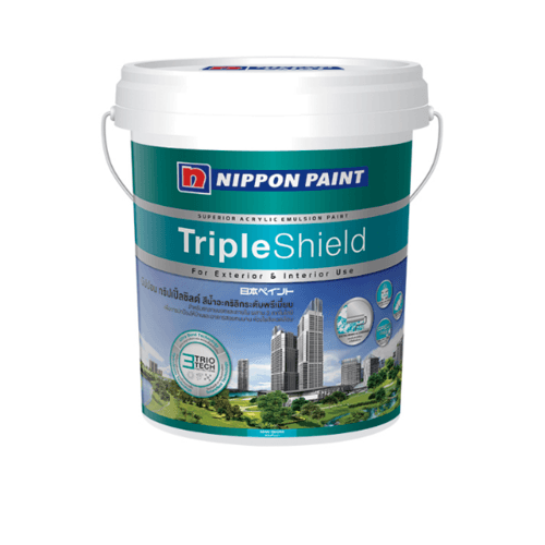 NIPPON สีน้ำอะคลิลิคภายนอก ทริปเปิ้ลชิลด์ เหลือบเงา เบส A 1 กล.