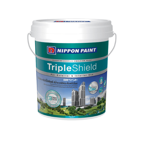 NIPPON สีน้ำอคลิลิค เบส D Triple Shield ขาว