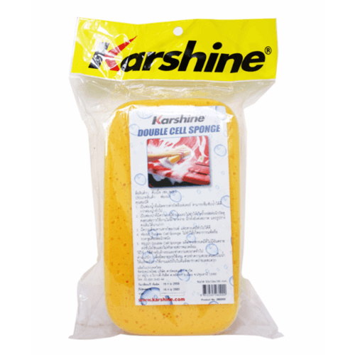 KARSHINE ฟองน้ำล้างรถดับเบิ้ล เซลล์ 50x106x185 mm.