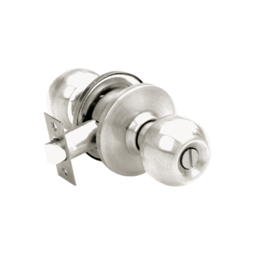 YALE ลูกบิดห้องน้ำ หัวลูกจันสเตนเลส 304 จานใหญ่ รุ่น KN-VCN5222US32D สีสเตนเลส