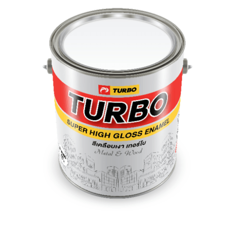 TURBO สีเคลือบเงา 1P535215901 Reddish Orange