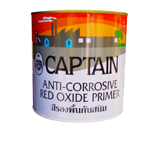 สีรองพื้นกันสนิม สีรองพื้นกันสนิม CAPTAIN กป. Red Oxied -แดง