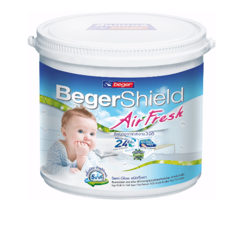 Beger สีน้ำภายในกึ่งเงา แอร์เฟรซ 1 กล. เบส A