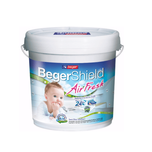 เบเยอร์ สีน้ำฟอกอากาศ ภายในกึ่งเงา Beger Shield Air Fresh