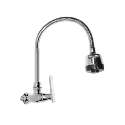 DONMARK ก๊อกอ่างล้างจานเคาเตอร์ทองเหลือง MC401-9F สีโครเมี่ยม