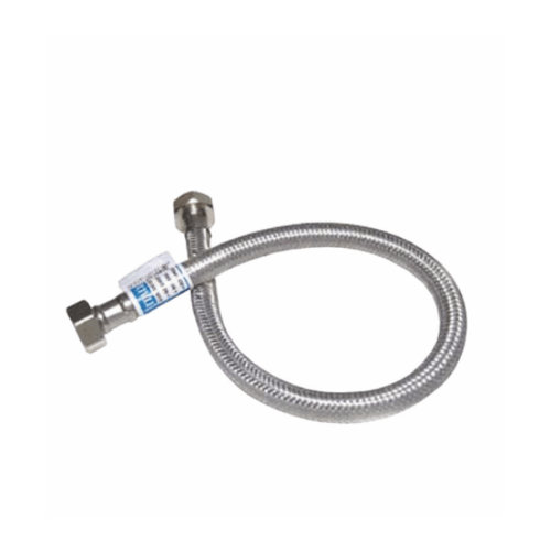 DONMARK สายถักน้ำดีถักสเตนเลส ยาว 120 DM-120 โครเมี่ยม