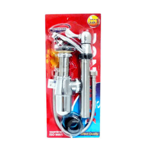 DONMARK ชุดสำเร็จอุปกรณ์อ่างล้างหน้า รุ่น DO-02S สีโครเมี่ยม