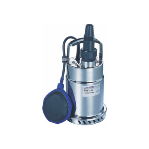 LUCKY PRO ปั๊มจุ่มสเตนเลสพร้อมลูกลอย 250W ท่อ 1 1/4 รุ่น LP-SGP250F