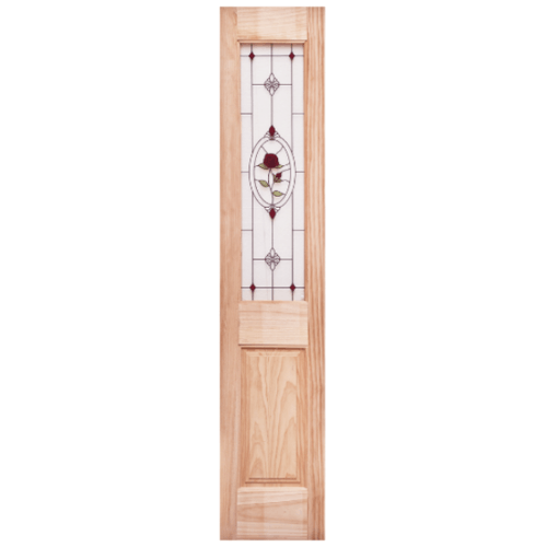 WINDOOR ประตู+กระจก สนNz 40x200 MJ-03 SL สีเหลือง