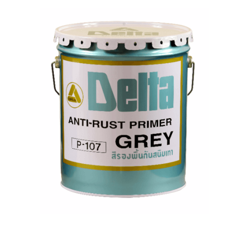 DELTA สีรองพื้นกันสนิม P-107 เทา
