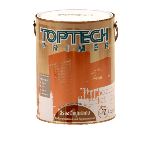 DELTA สีรองพื้นพิเศษ TOPTECH PRIMER ขาว