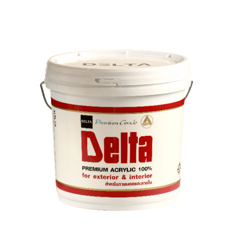 Delta สีน้ำอะครีลิค ทาภายนอก ด้าน เบส A 9 ลิตร