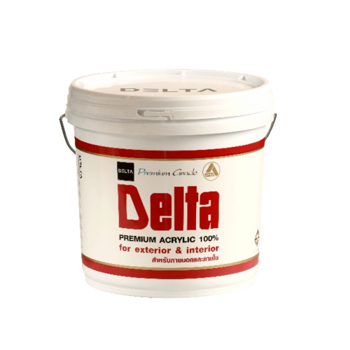 DELTA สีน้ำภายนอก Base B ขาว