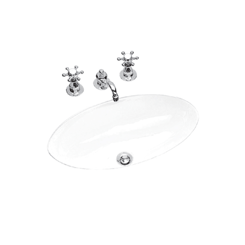 KOHLER อ่างล้างหน้าแบบฝังใต้เคาน์เตอร์ รุ่น วินเทจ K-2240X สีขาว ** ไม่รวมก๊อก**