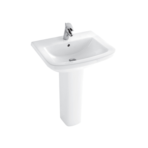 KOHLER ขารองอ่างแบบตั้งพื้น พานาช K-17153 สีขาว ** ไม่รวมก๊อก/อ่าง**