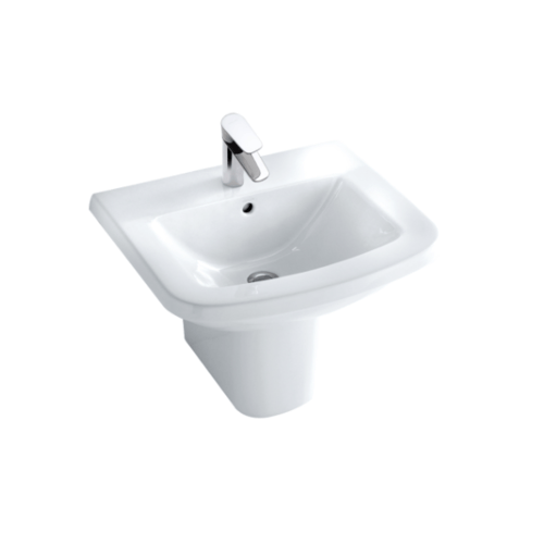 KOHLER ขารองอ่างแบบตั้งลอย K-17154X พานาซ สีขาว ** ไม่รวมก๊อก/อ่าง**