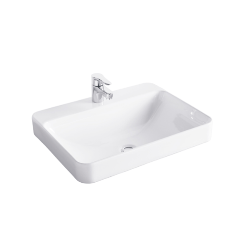 Kohler อ่างล้างหน้าฝังบนเคาน์เตอร์ **ไม่รวมก๊อกน้ำ** รุ่น ฟอร์ฟร้อนท์ K-2660X-1