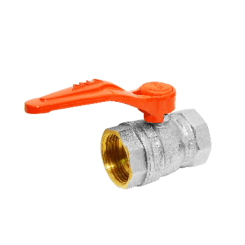 ANA บอลวาล์วทองเหลือง รูบี๊ก 3/4 รุ่น BV114 ด้ามสีส้ม