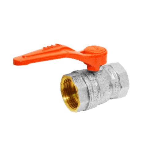 ANA บอลวาล์วทองเหลือง รูบี๊ก 1 รุ่น BV 114 ด้ามสีส้ม