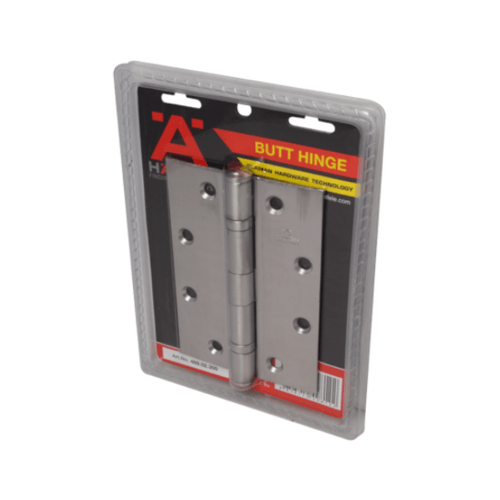 HAFELE บานพับสแตนเลส 304 (แพ็ค2) 489.02.300 5”x3.5”x3มม. สีสแตนเลสด้าน