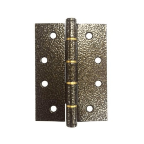 HAFELE บานพับเหล็ก (แพ็ค3) 489.04.011 4”x3”x2มม. สีน้ำตาลรมดำ