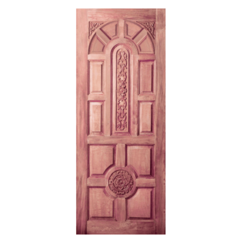ประตูไม้สยาแดง GC-75 80x180 cm.