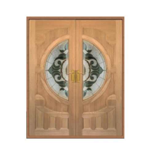 Masterdoors ประตูจาปาร์การ์ ขนาด 200x200 cm. VANDA-01 ธรรมชาติ
