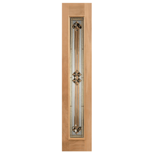MAZTERDOOR ประตูไม้สยาแดง กระจกเต็มบาน 42x162ซม. Jasmine-04